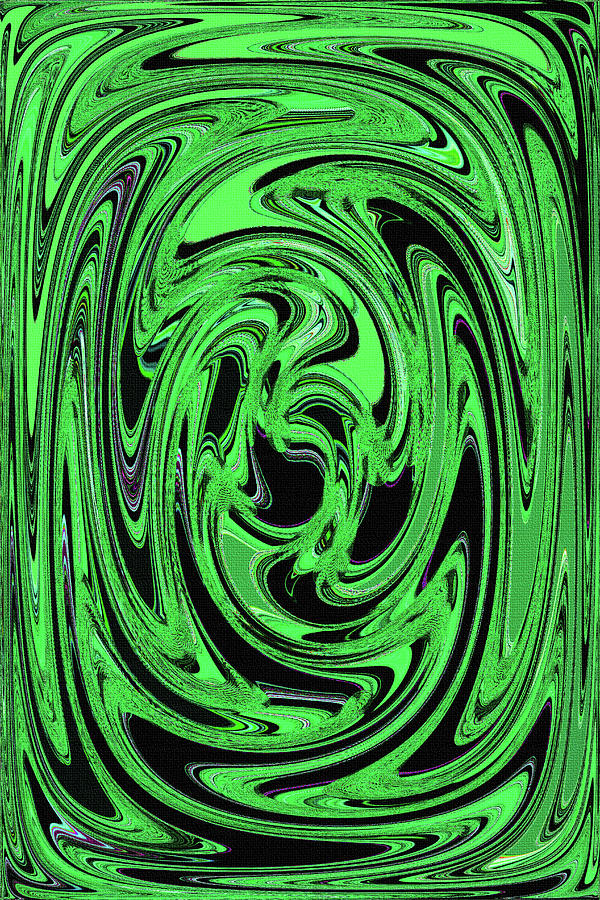 Green Tree Abstract 9982 Digital Art by Tom Janca