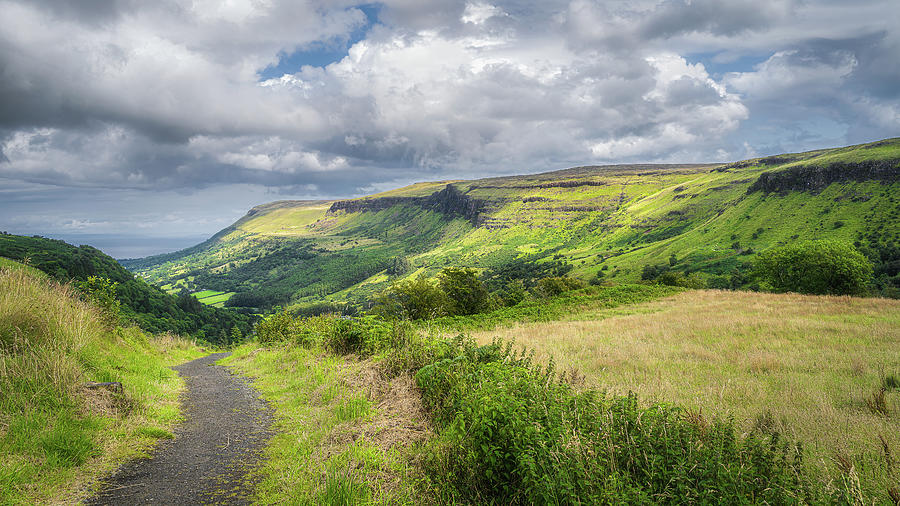 Green valley in Glenariff Forest Park Photograph by Dawid Kalisinski ...