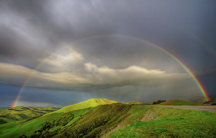 Green Valley Rainbow Photograph by Beth Sargent