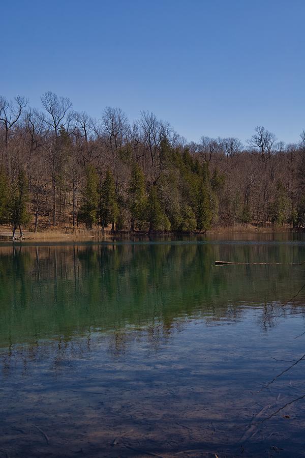 Green Water in Green Lakes State Park Photograph by Kerri Batrowny ...