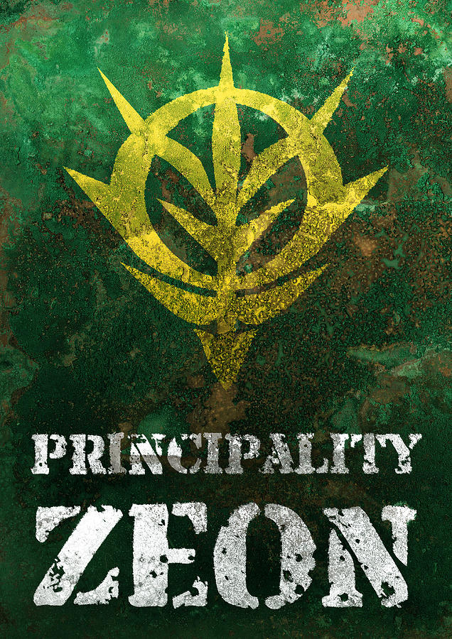 Green Zeon Logo Digital Art by Andrea Gatti
