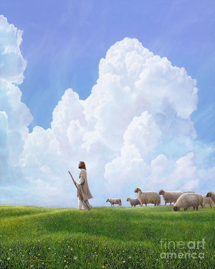 Greener Pastures Painting by Greg Olsen