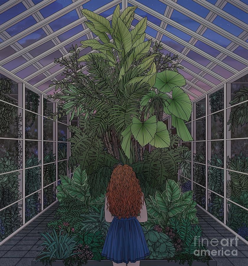 Greenhouse Cool Colored Painting By Smith Parker Fine Art America   Greenhouse Cool Colored Smith Parker 