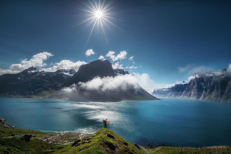 Greenland Fjord Photograph by Henry w Liu