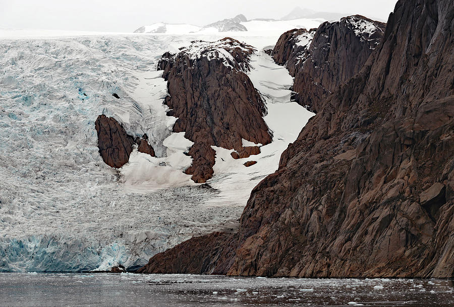 Greenland Glacier Iceflow Photograph by Allan Levin