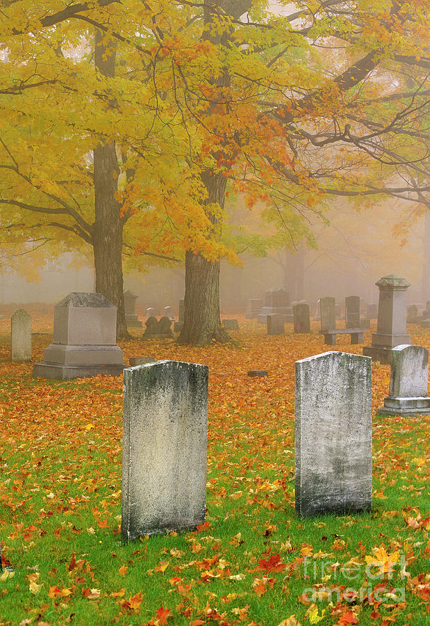 Greenlawn Cemetery - Mount Vernon New Hampshire Photograph by Erin Paul Donovan