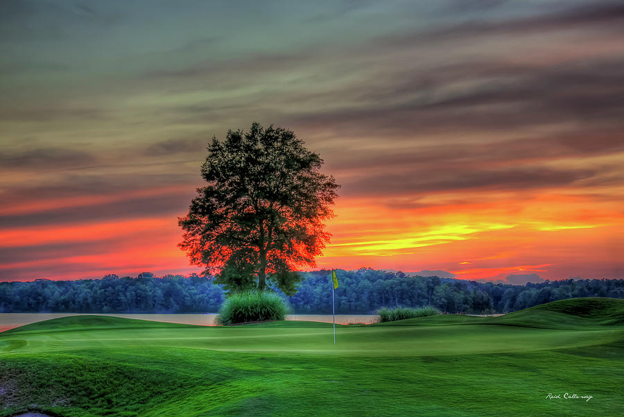 Greensboro GA Golf Number 4 The Landing Reynolds Plantation Golf Landscape Architecture Art Photograph by Reid Callaway