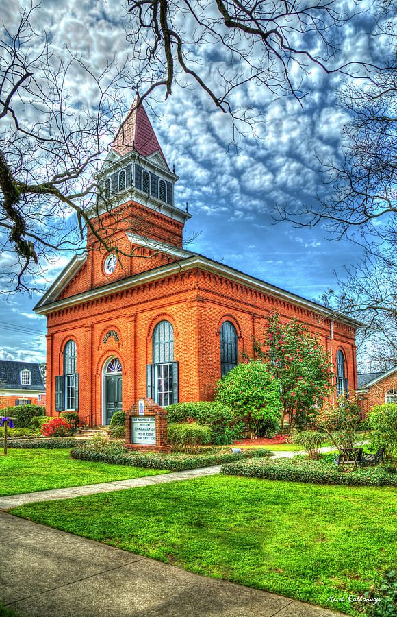 Greensboro Georgia First Presbyterian Church 2 Architectural Art Photograph by Reid Callaway