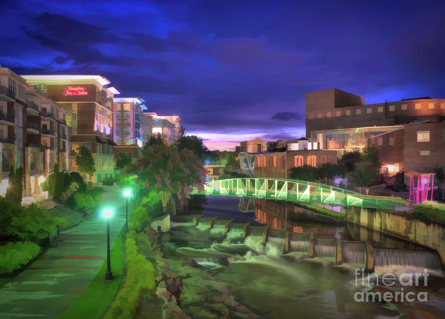 Greenville at Twilight Photograph by Blaine Owens