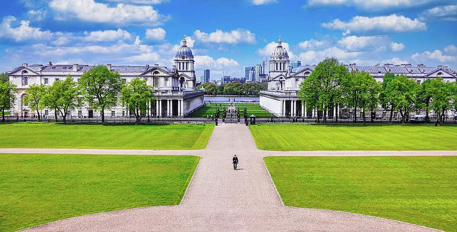 Greenwich Park and The Old Royal Naval College England Photograph by Lexa Harpell