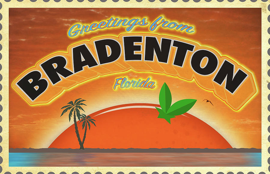Greetings from Bradenton Photograph by Arttography LLC