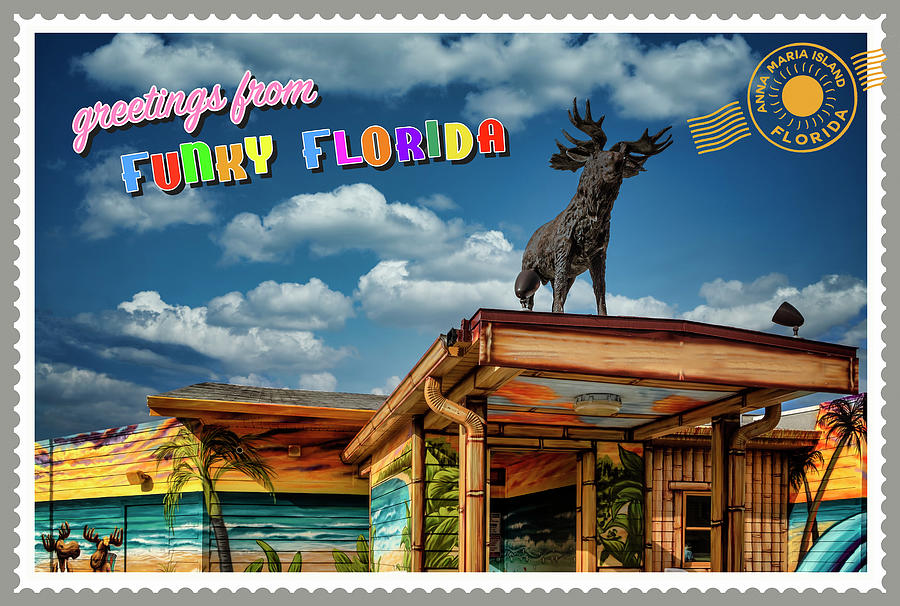 Greetings From Funky Florida 2 Photograph by ARTtography by David Bruce Kawchak