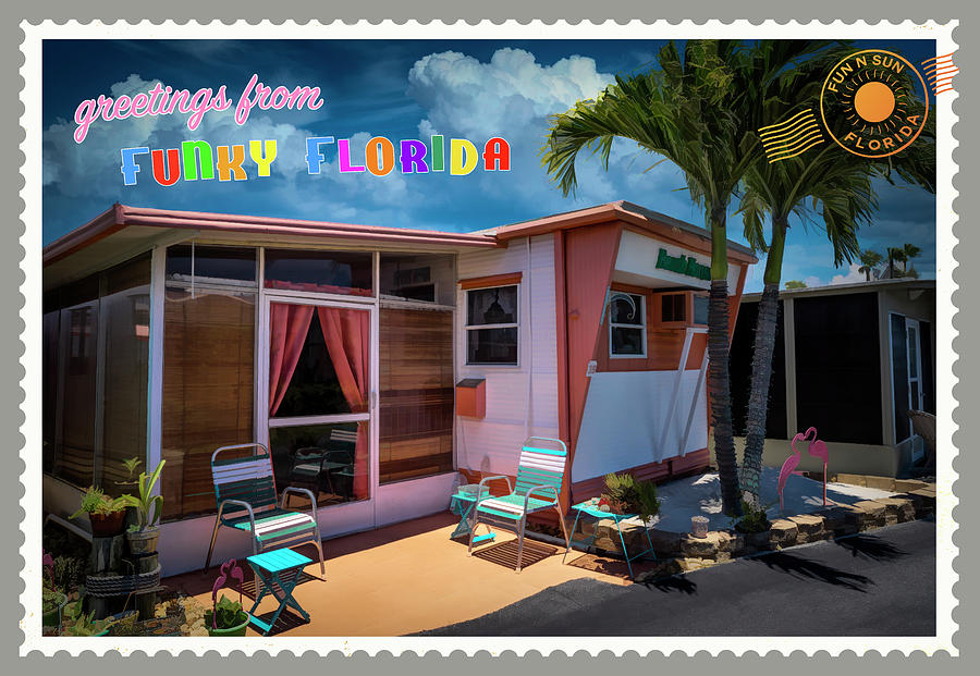 Greetings From Funky Florida 3 Photograph by ARTtography by David Bruce Kawchak
