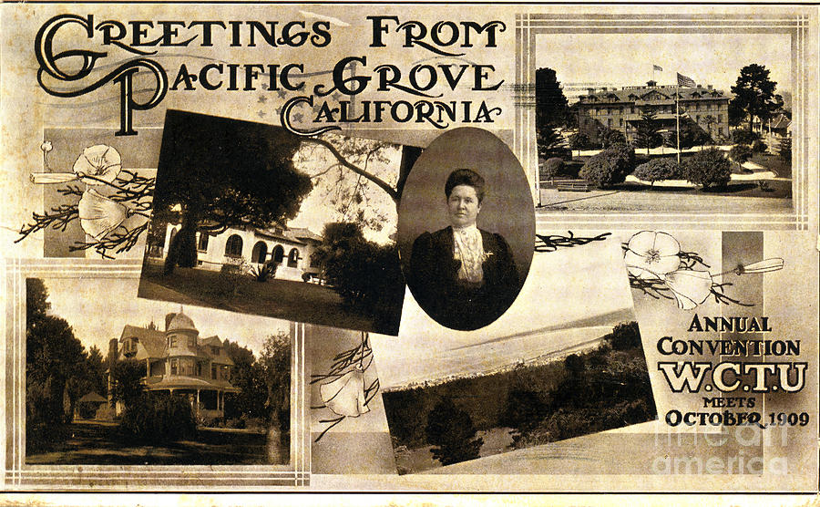 Pacific Grove Photograph - Greetings From Pacific Grove, California, October 1909 by Monterey County Historical Society