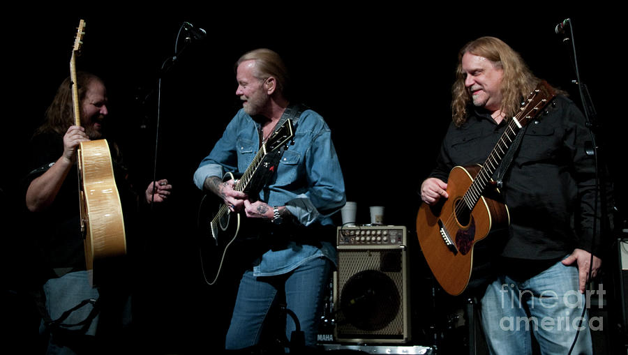 Gregg Allman and Warren Haynes at Warren Haynes Christmas Jam Pr