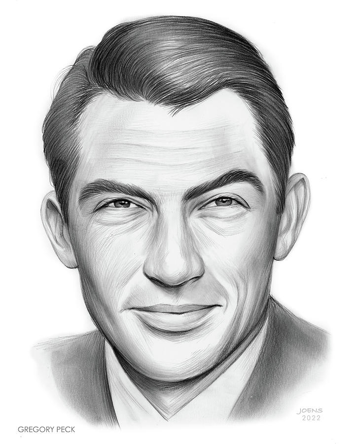 Gregory Peck 04-06-22 Drawing