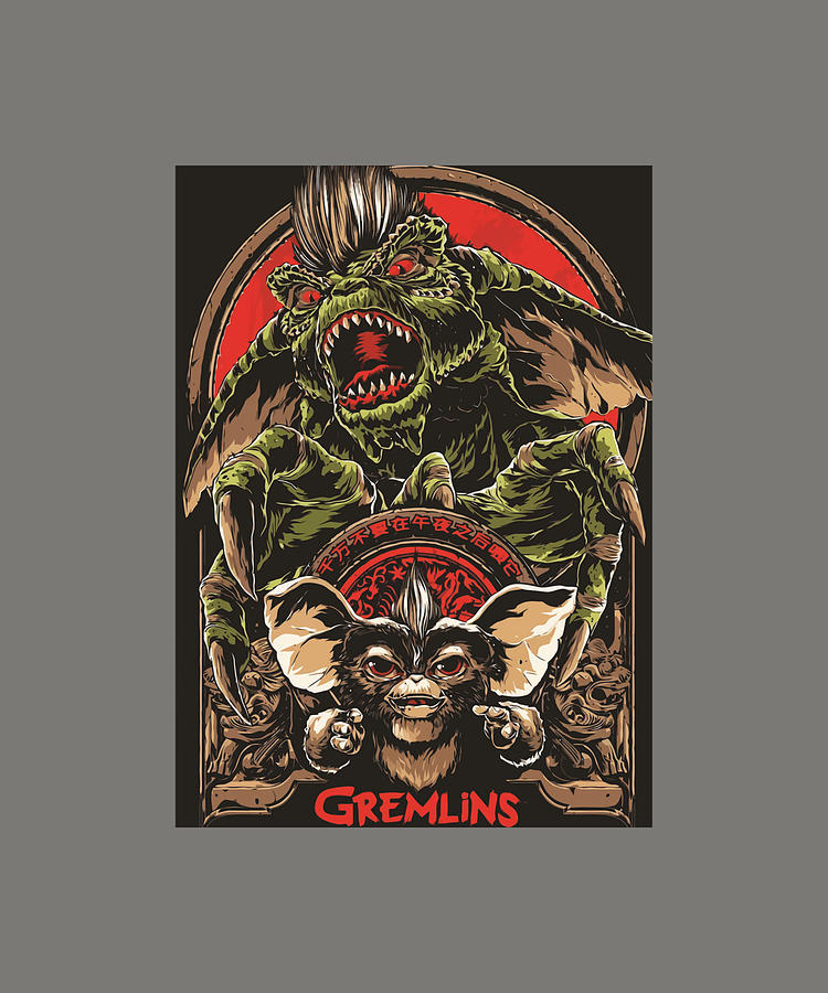 Gremlins Classic cute vintage Painting by Paul Nathan | Fine Art America