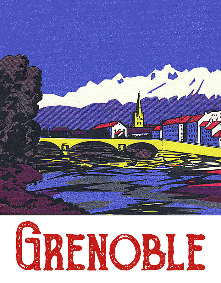 Grenoble Digital Art by Long Shot
