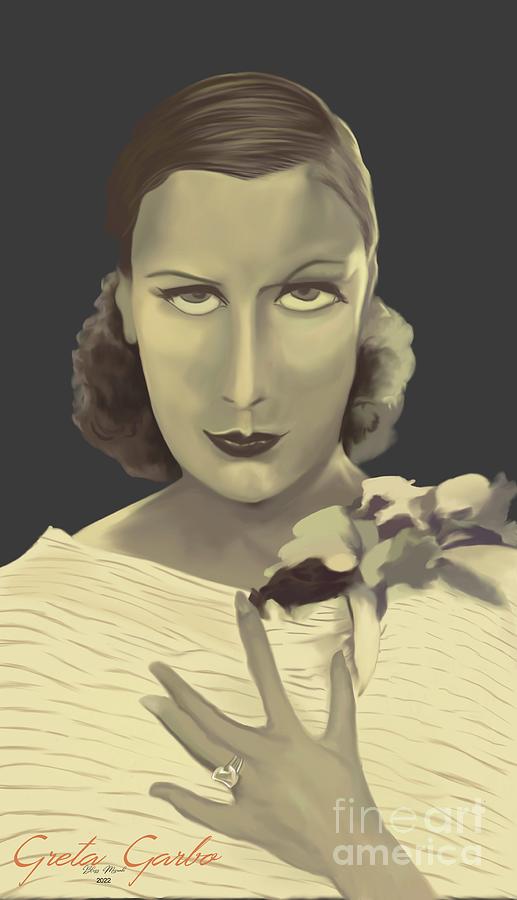 Greta Garbo Drawing by Bless Misra