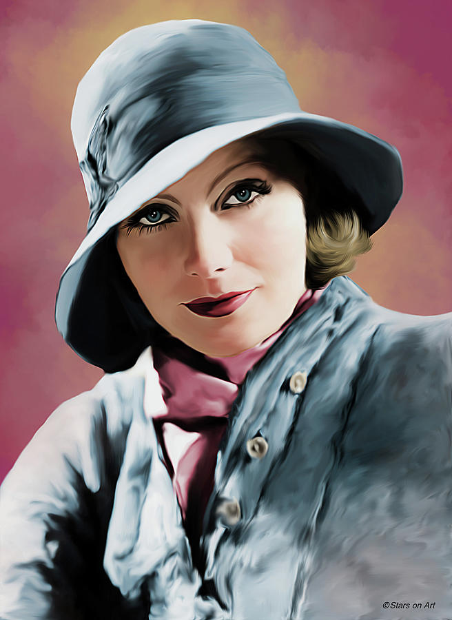 Greta Garbo Porttrait Painting