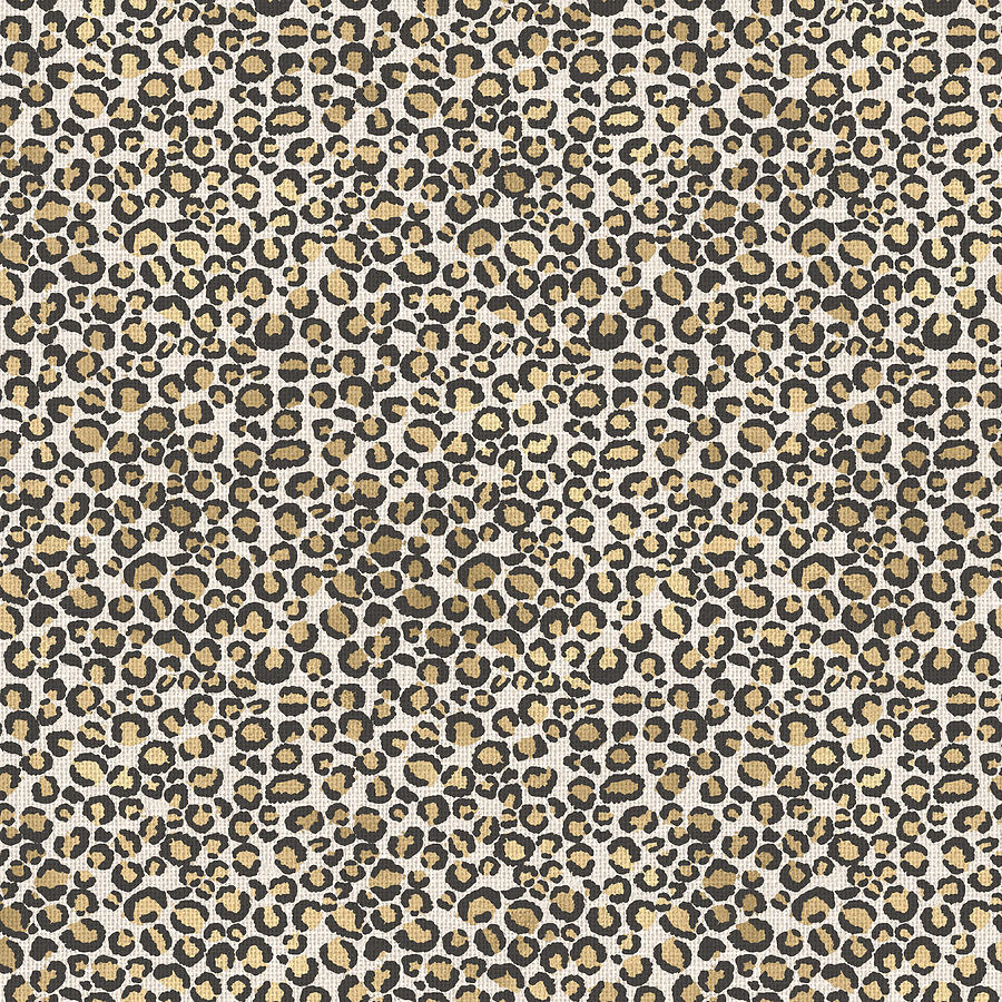 Grey Leopard Fur Pattern Small Photograph by Carrie Ann Grippo-Pike