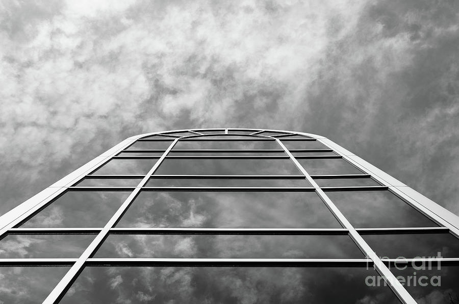 Up Movie Photograph - Grey Lift by Len Tauro
