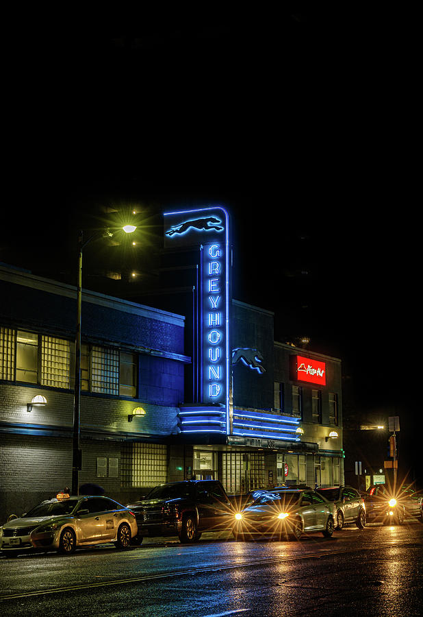 Greyhound Station in Downtown Dallas Photograph by David Ilzhoefer