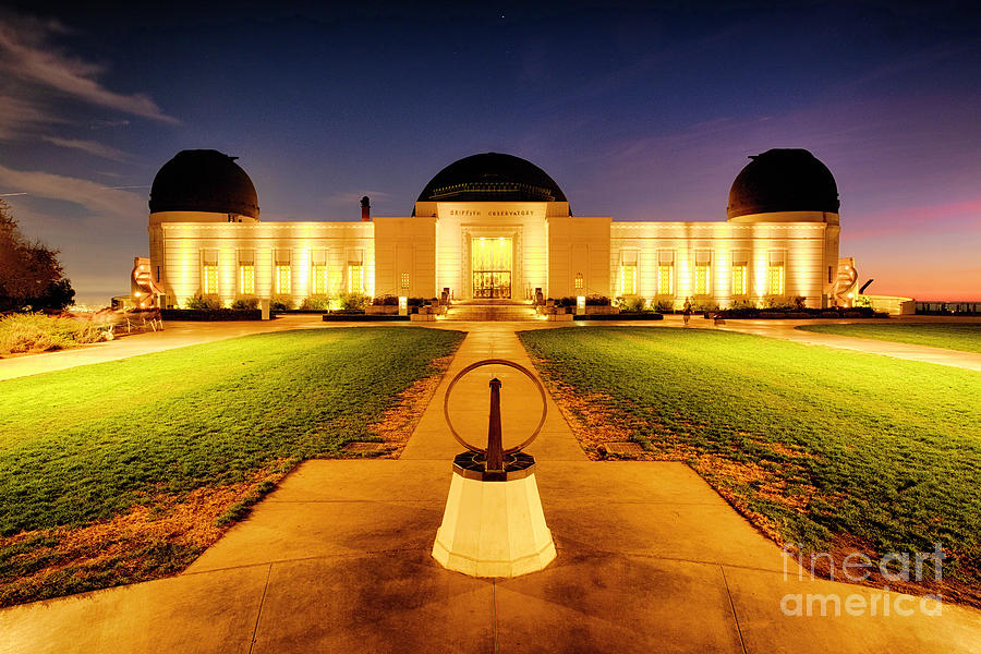 Griffith Observatory At Night Photograph