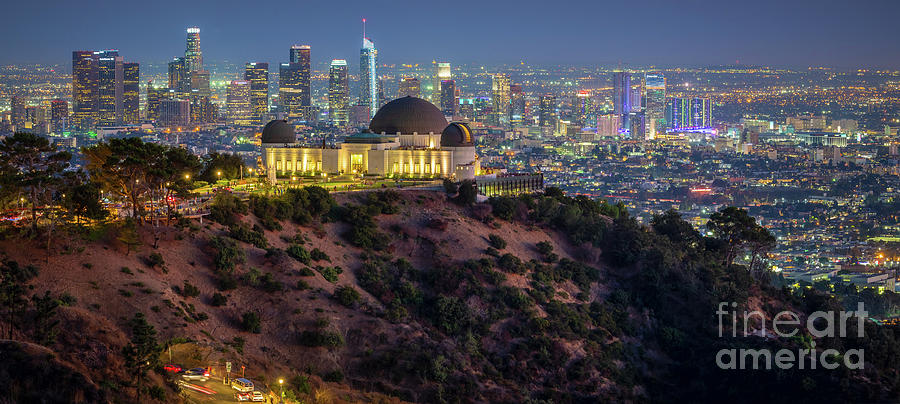 Griffith Park Panorama Photograph by Inge Johnsson