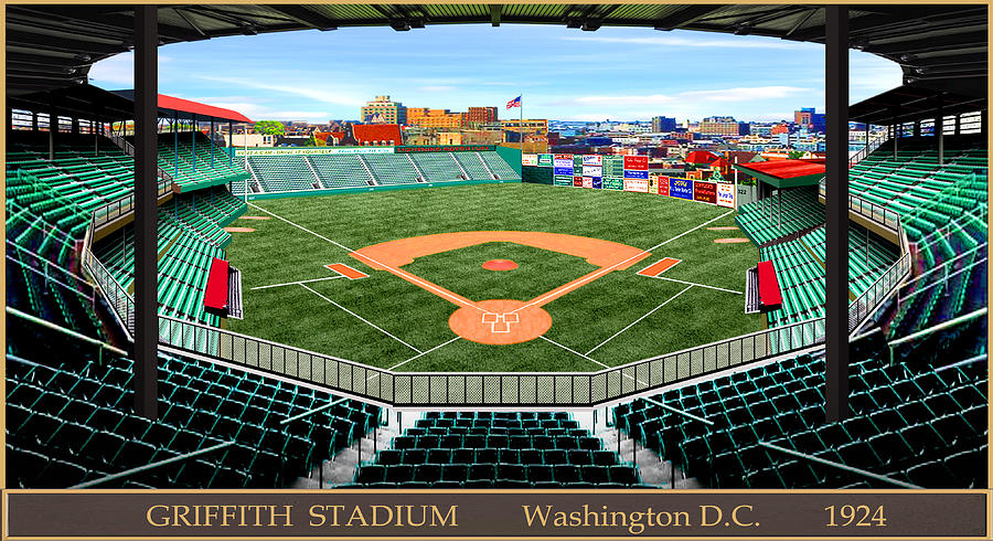 Here's a look at Griffith Stadium, the home of the Washington