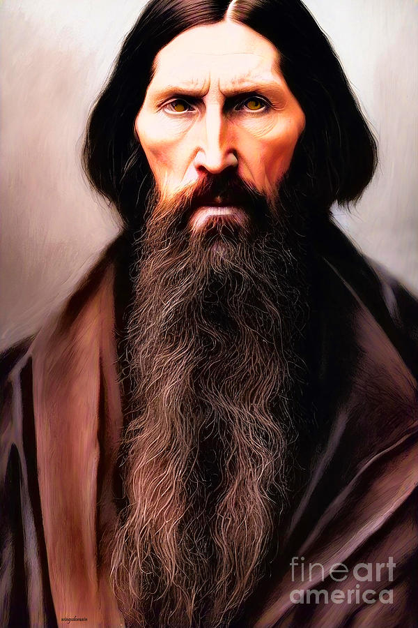 Grigori Rasputin Russian Mystic Faith Healer 20221109b Mixed Media by ...