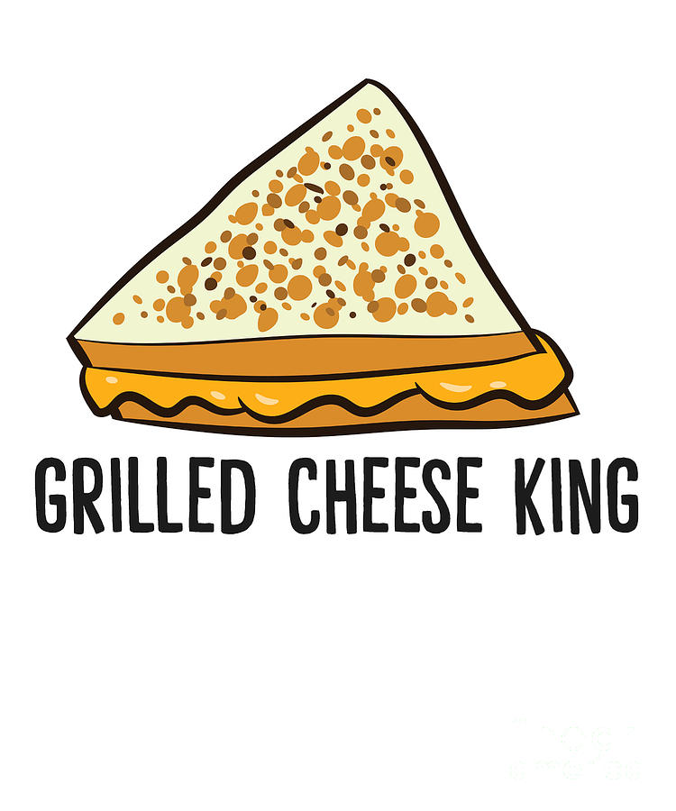 Grilled Cheese King Funny Grilled Cheese Tapestry - Textile by EQ Designs -  Pixels