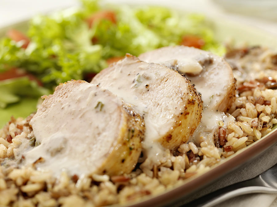Grilled Pork Tenderloin with Wild Rice Photograph by LauriPatterson