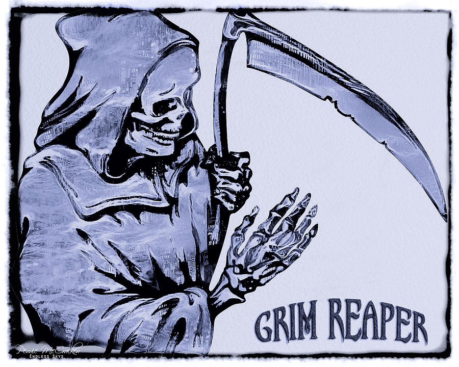 Grim Reaper 2 Digital Art by Pennie McCracken