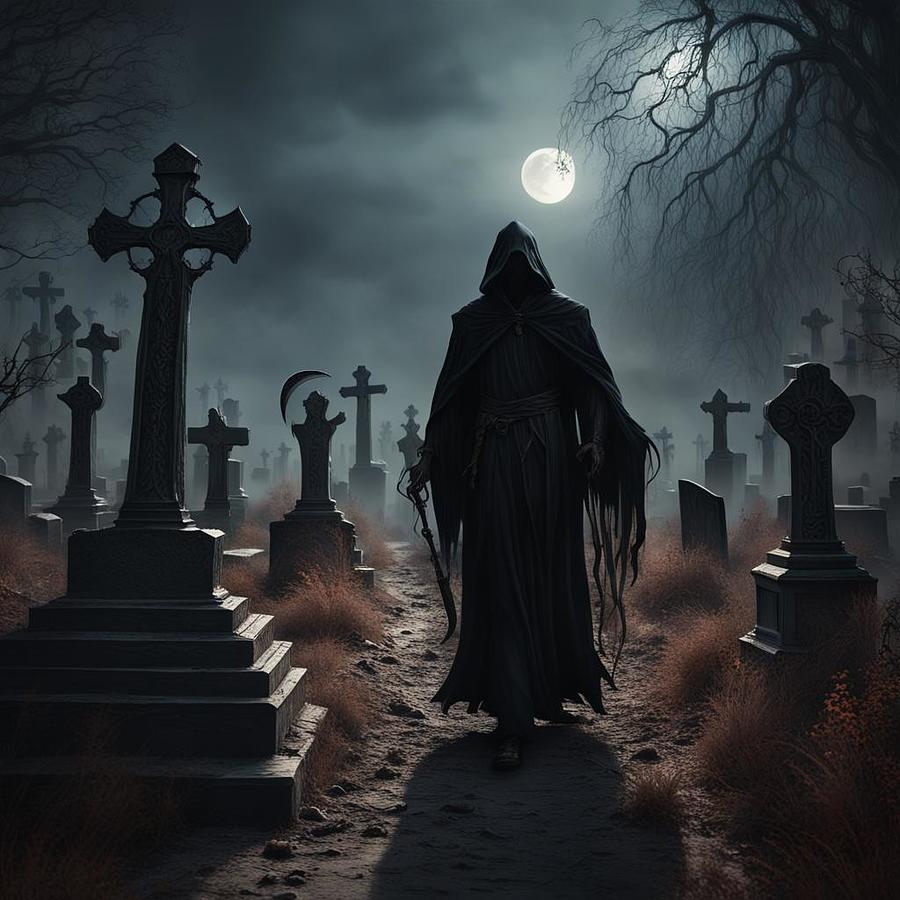 Grim Reaper Digital Art By Garosal R - Fine Art America