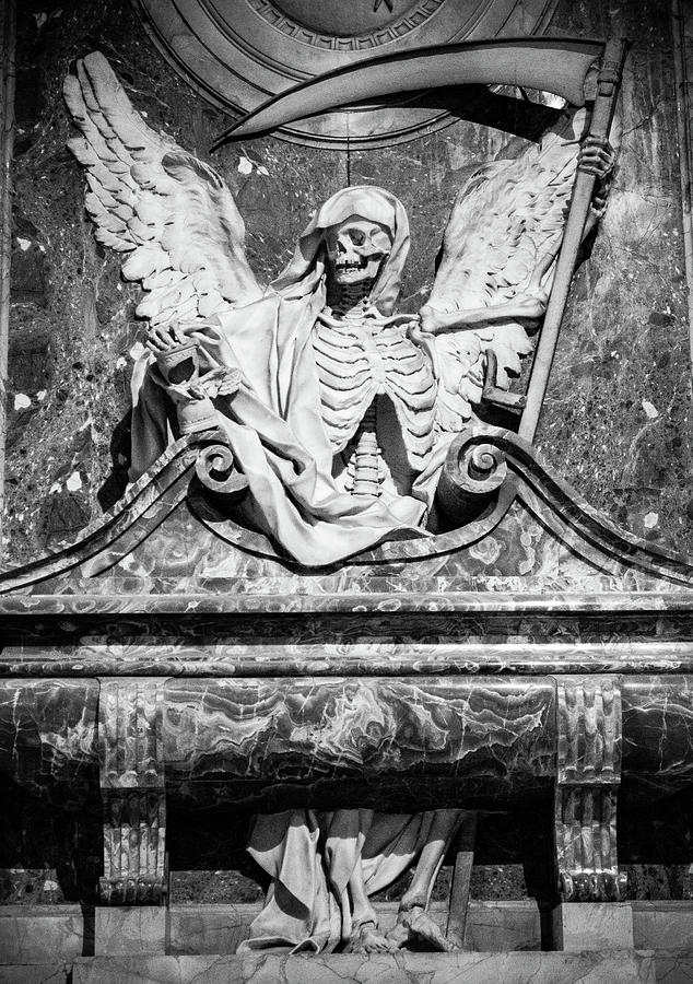 Grim Reaper In Rome 1 Photograph By Dan Westfall - Pixels