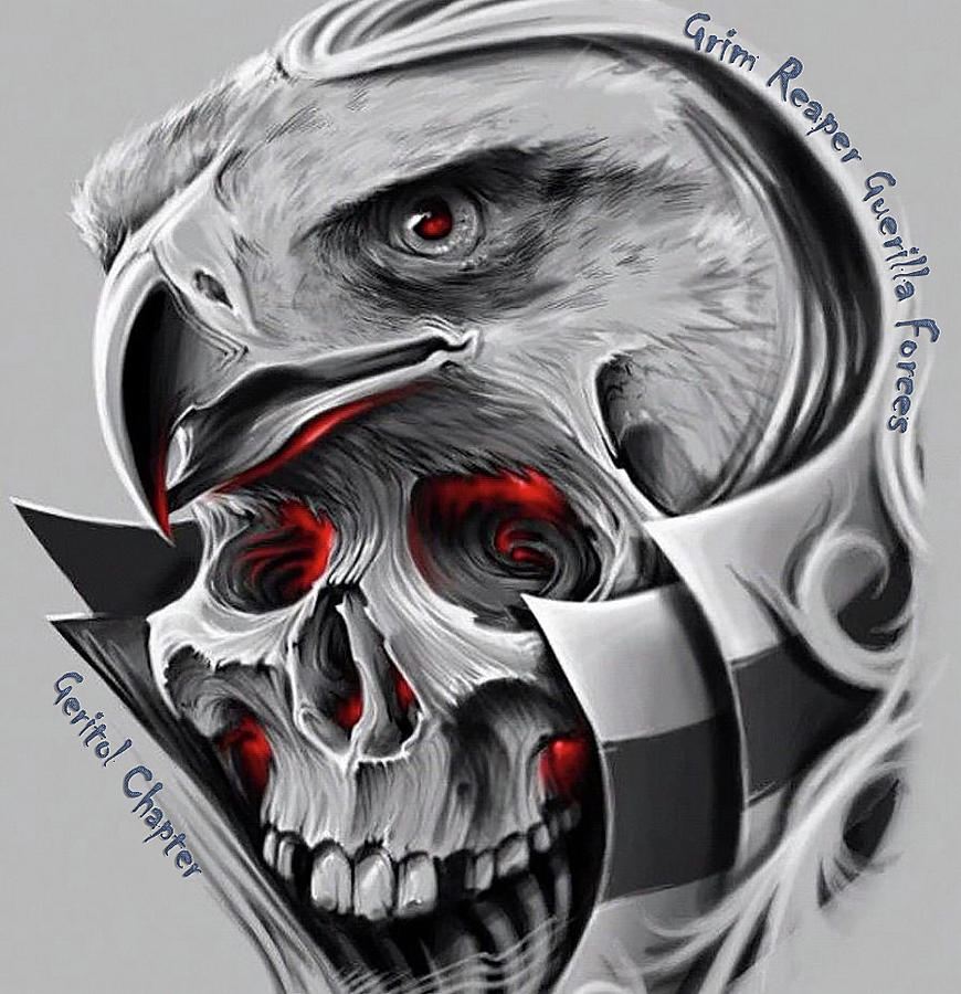 Patriotic Digital Art - Grim Reaper by John Bates Patriotic Digital Art - Grim Reaper by John Bates