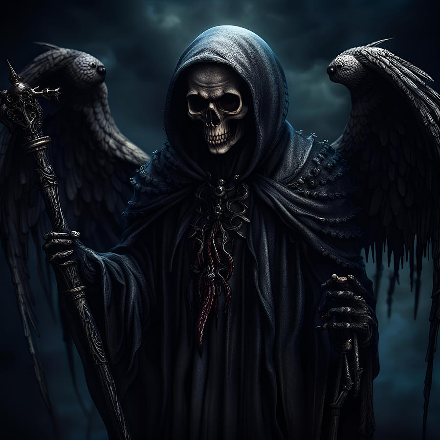 Grim Reaper Digital Art by Patricia Johnston - Fine Art America