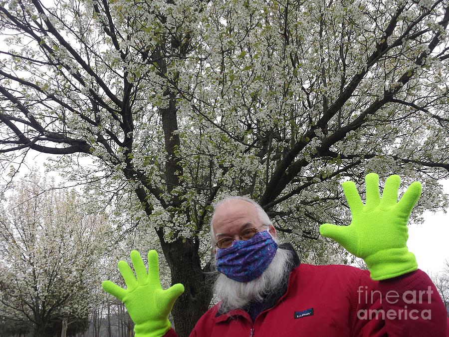Zoom Covid Hands Grinch Humor Photograph