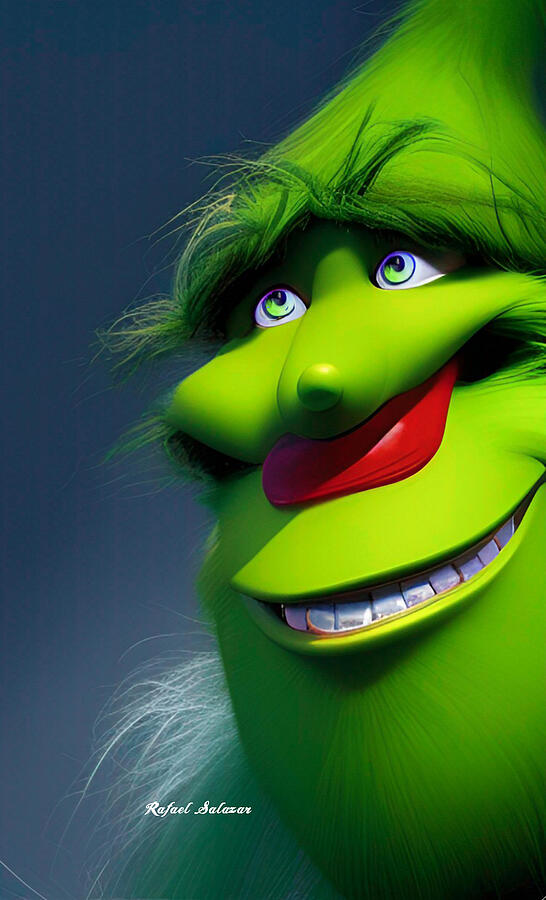 Grinchy Holiday Cheer Digital Art by Rafael Salazar Grinchy Holiday Cheer Digital Art by Rafael Salazar