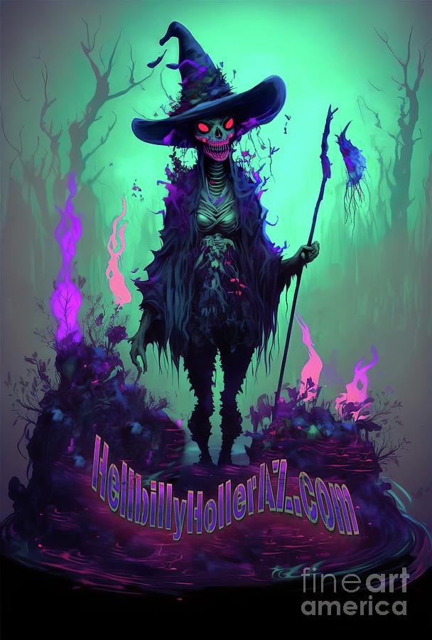 Grinning Swamp Witch Digital Art by Michaela Nastasia Grinning Swamp Witch Digital Art by Michaela Nastasia