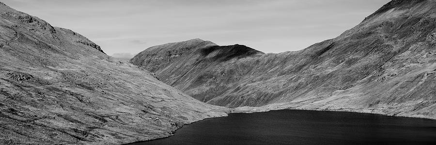 Grisedale Tarn Black and White Lake District Photograph by Sonny Ryse