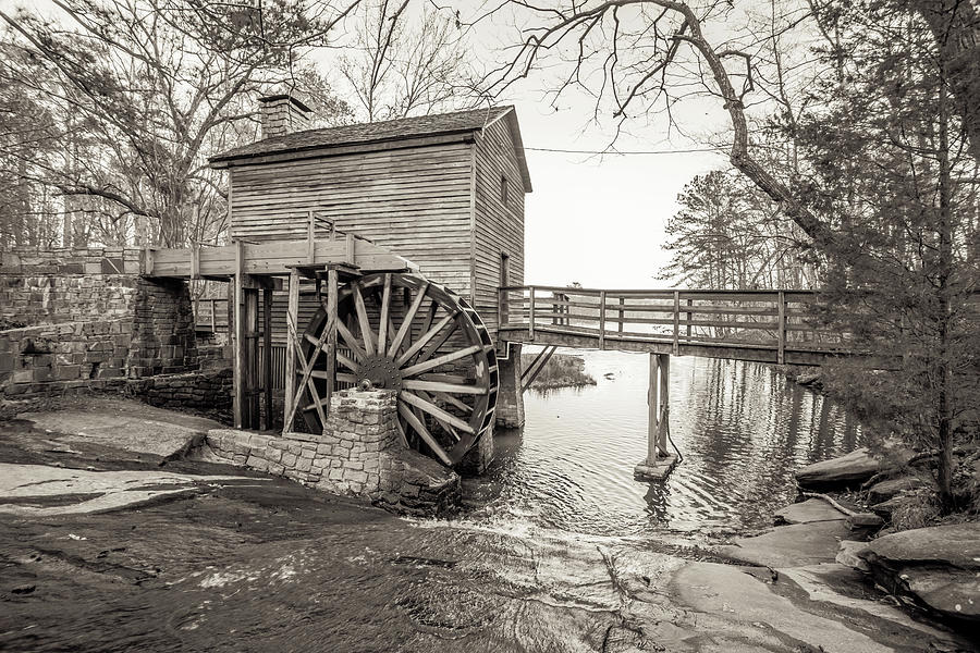 Grist Mill at Stone Mountain Park in Stone Mountain GA Photograph by Peter Ciro