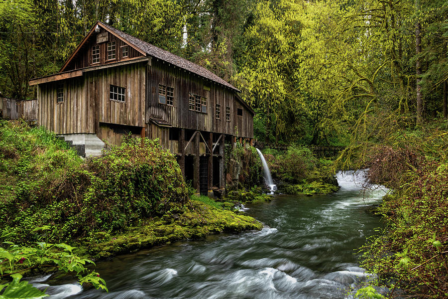 Grist Mill Photograph by Chuck Rasco Photography