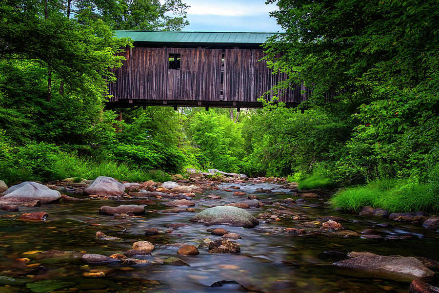 Grist Mill Covered Bridge Photograph by Andy Crawford