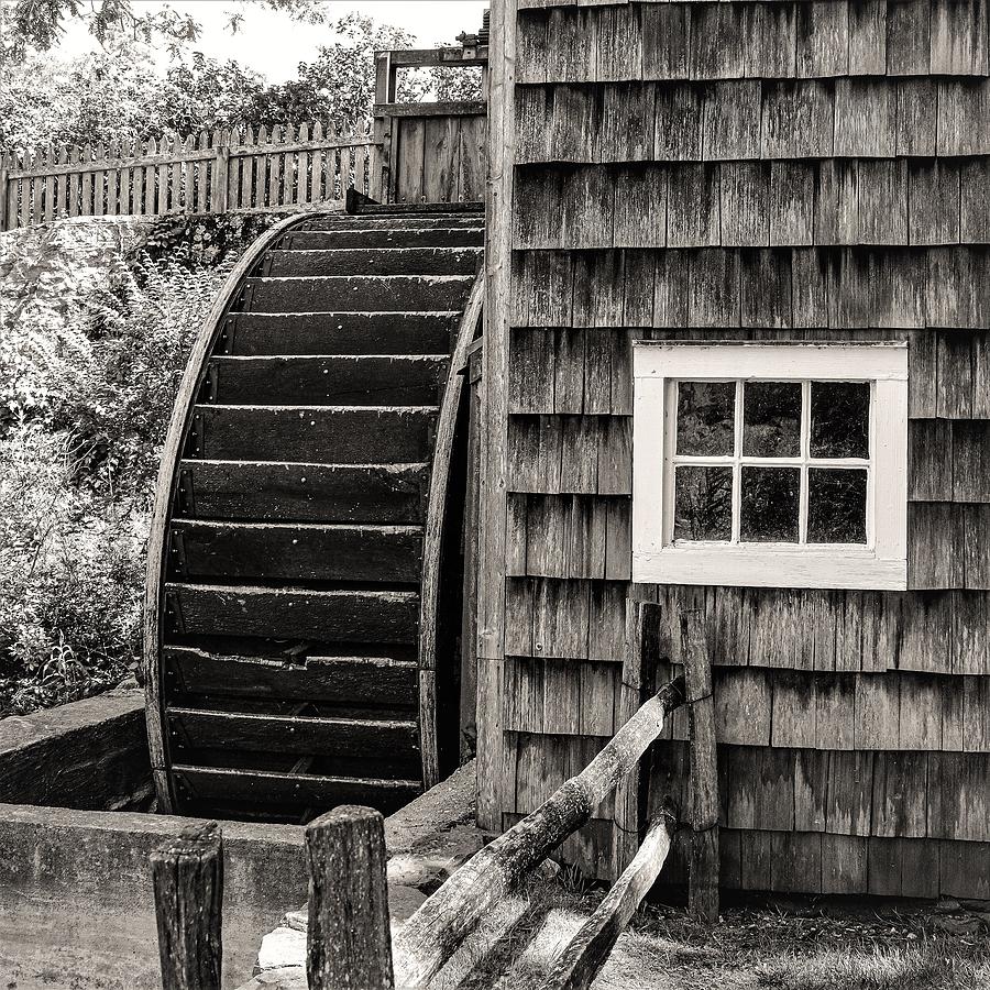 Grist Mill1 Photograph by John Linnemeyer