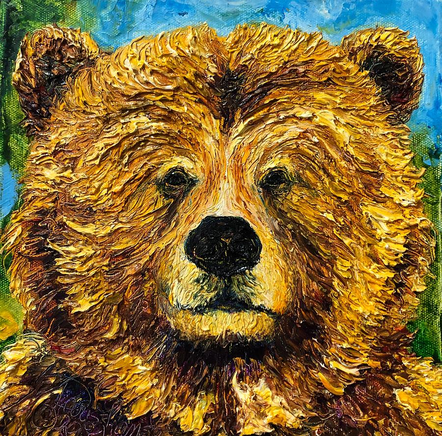 Grizzly Bear II Painting by Paris Wyatt Llanso