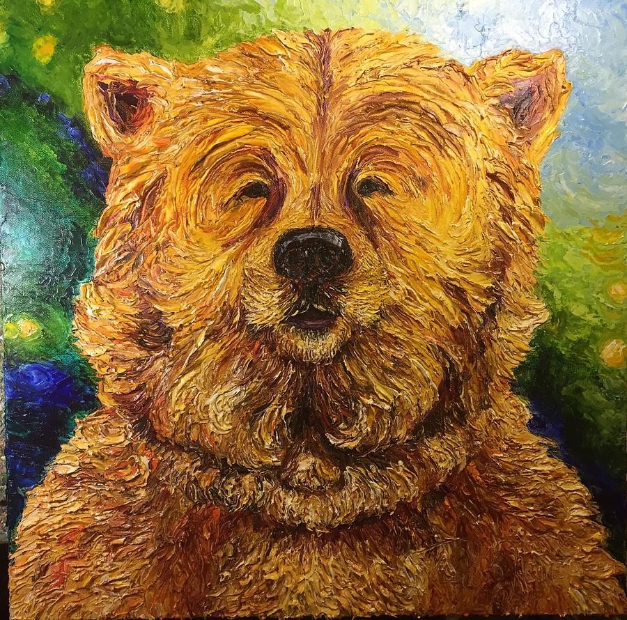 Grizzly Bear Painting by Paris Wyatt Llanso