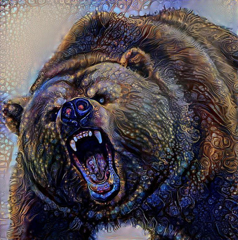 Grizzly Digital Art by Bob Smerecki