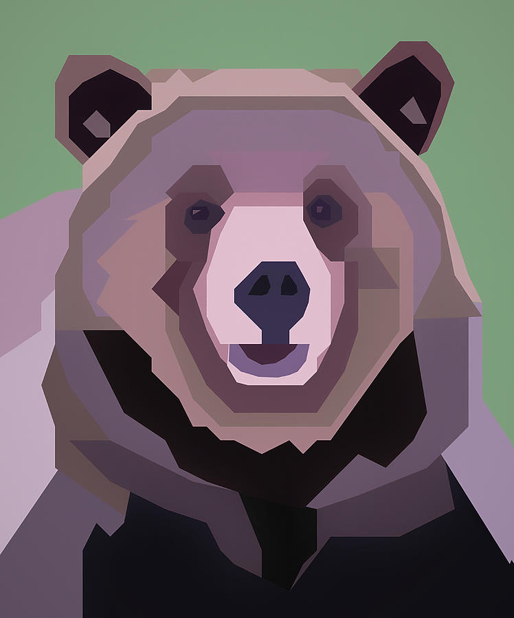 Grizzly Digital Art by Dan Sproul